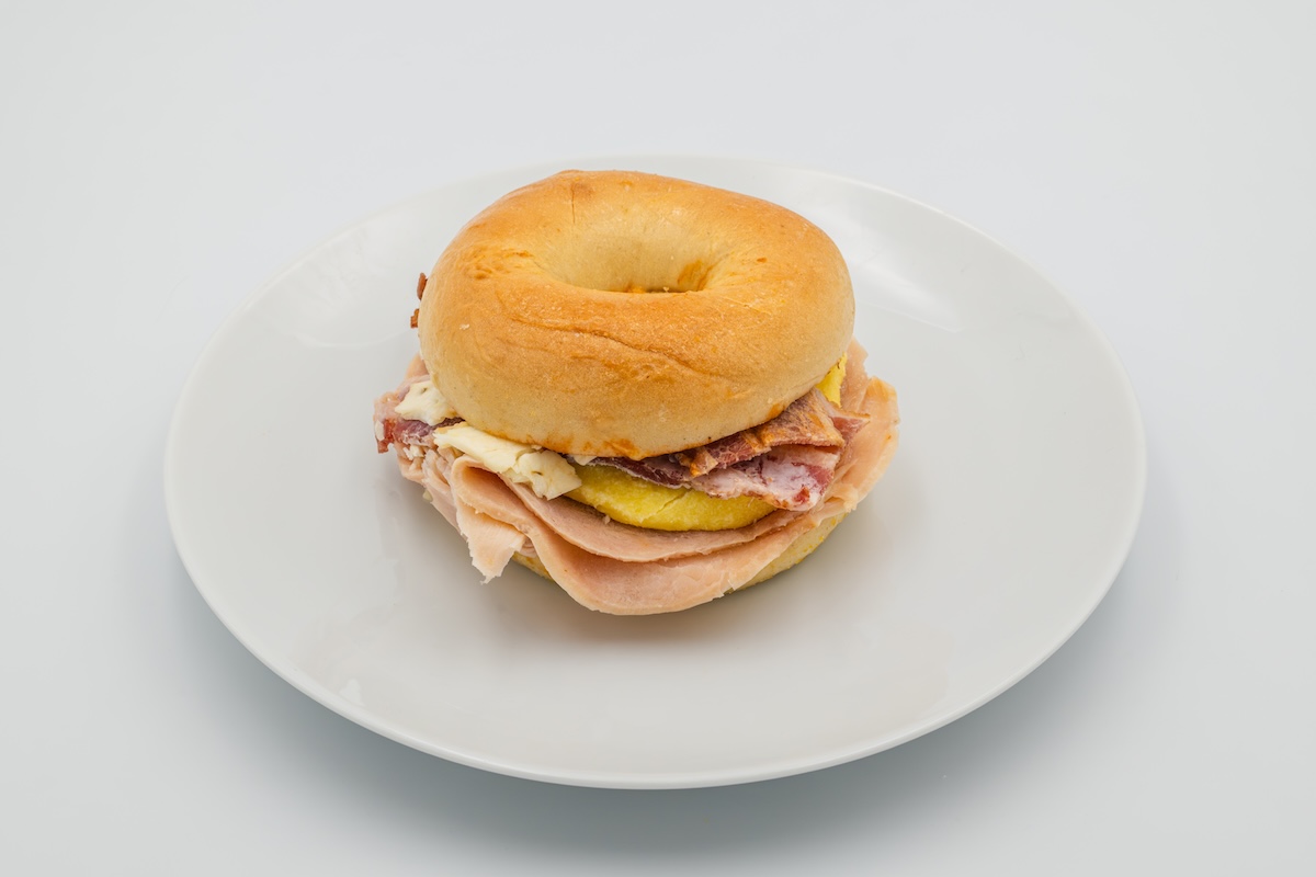 Breakfast Club Bagel Sandwich
