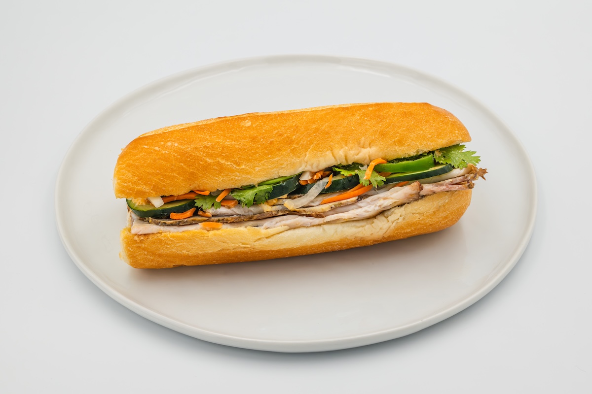 Grilled Pork Banh Mi Sandwich